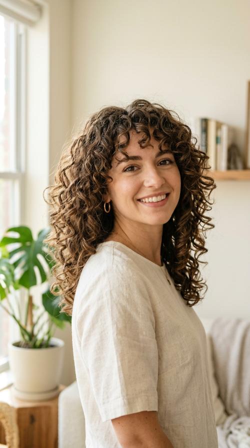 Curly Layers with Volume