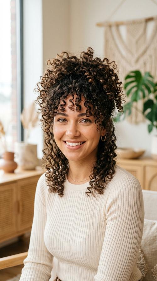 Curly Pineapple Layering