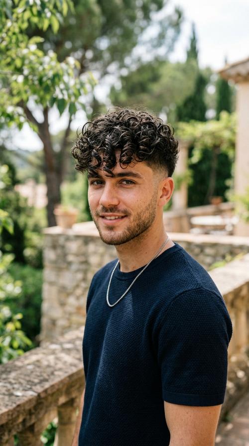 Curly Undercut with Length