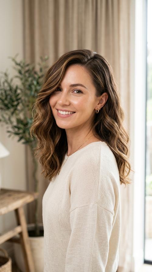 Deep Side Part with Soft Waves