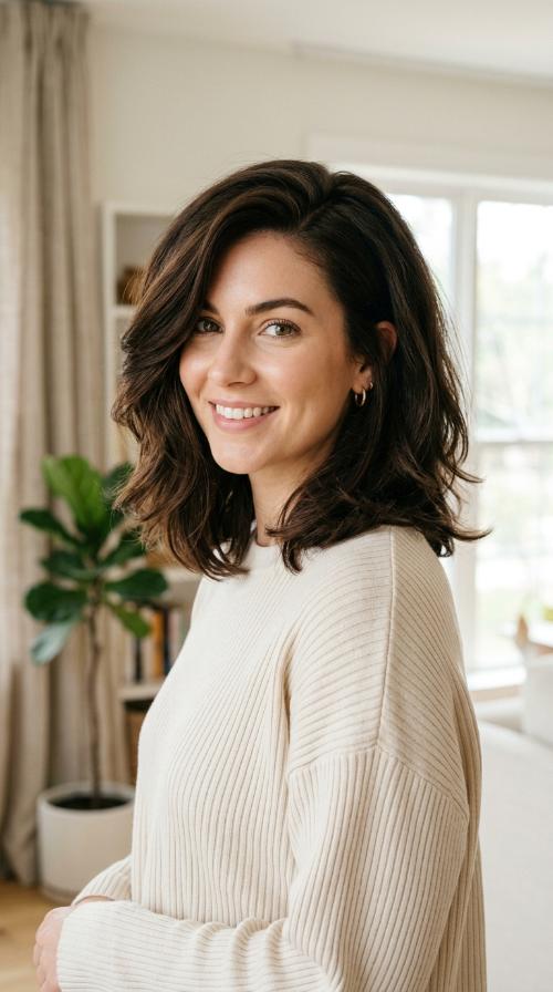 Deep Side-Parted Bob
