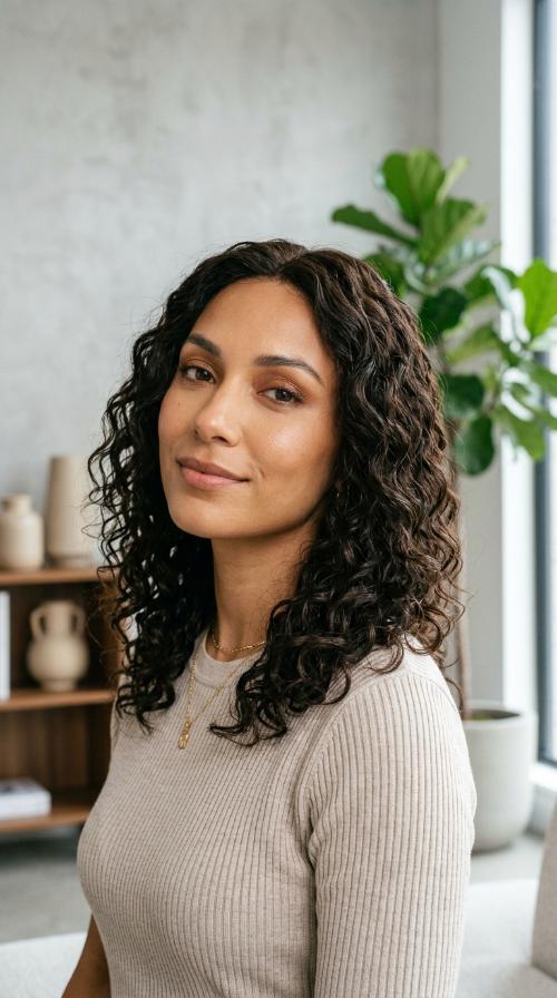 Deep Wave Shoulder-Length Style