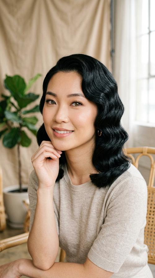 Defined Finger Waves