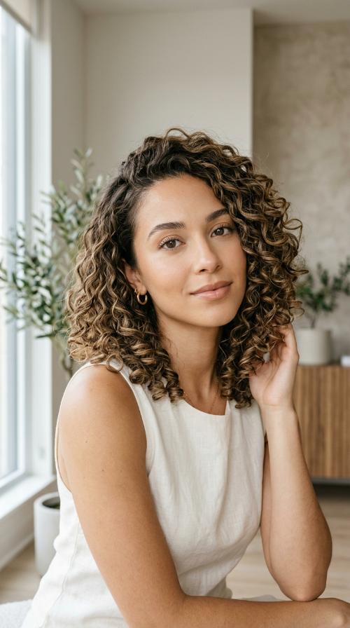 Defined Side-Part Lob