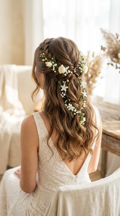 Delicate Floral Vine Wrap