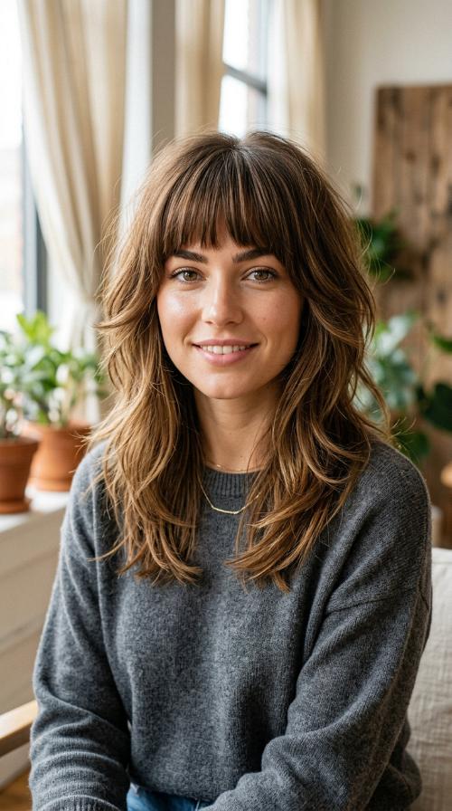 Dense Layers with Thick Straight Fringe