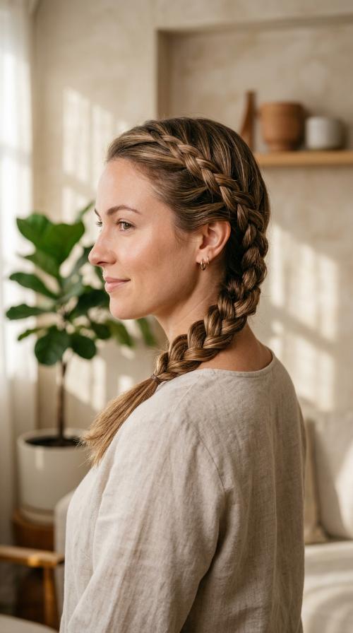 Diagonal Lace Braid