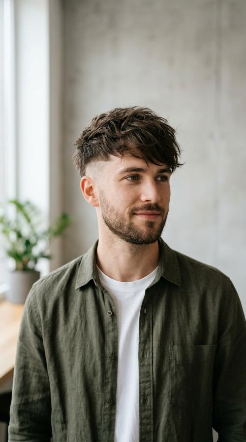 Disconnected Undercut with Messy Fringe