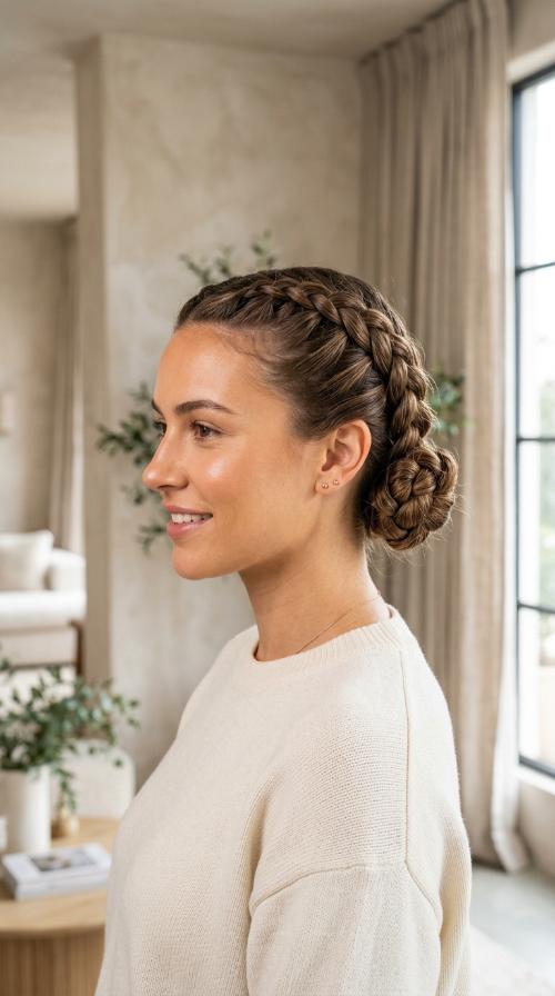 Double Dutch Braided Buns