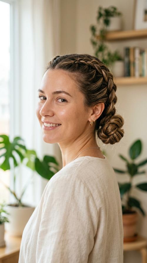 Double Dutch Braided Buns