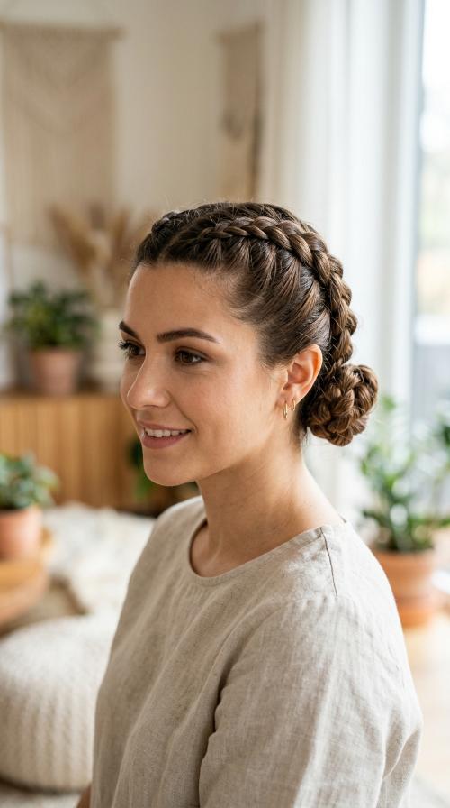 Double Dutch Braided Buns