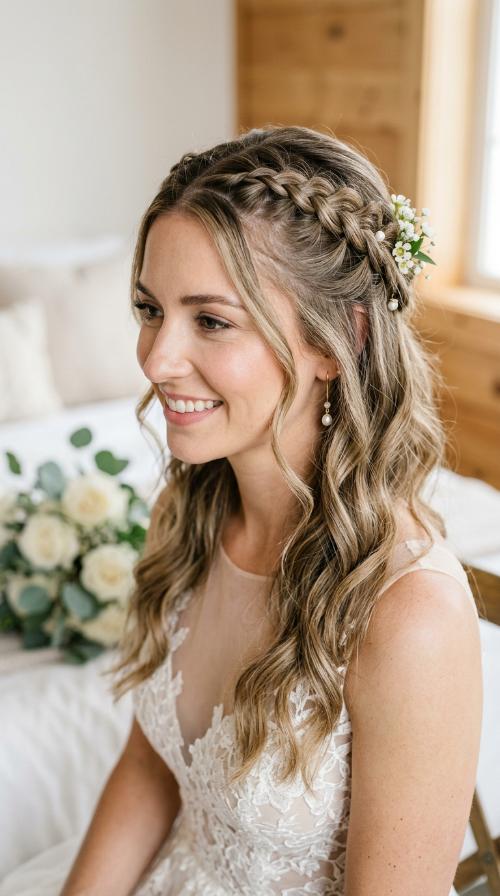 Double Dutch Braided Half-Up