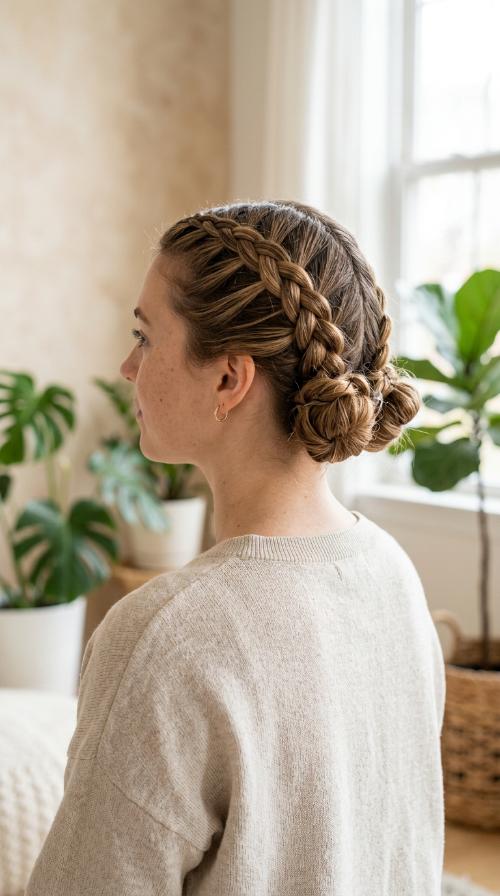 Double Dutch Low Buns