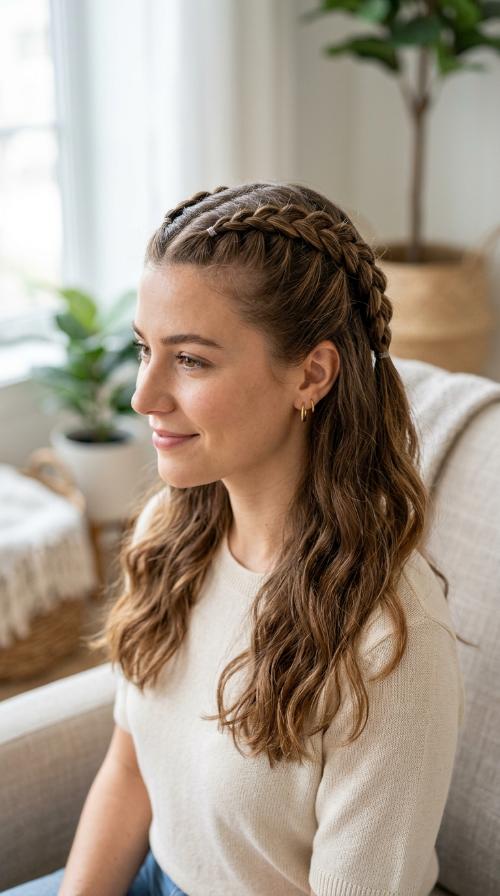 Double French Braids