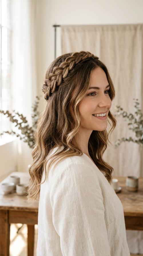 Dutch Braid Halo