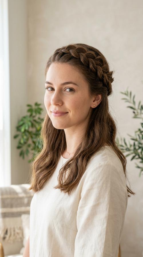 Dutch Braid Halo