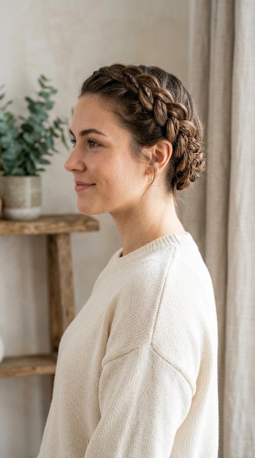 Dutch Crown Braid