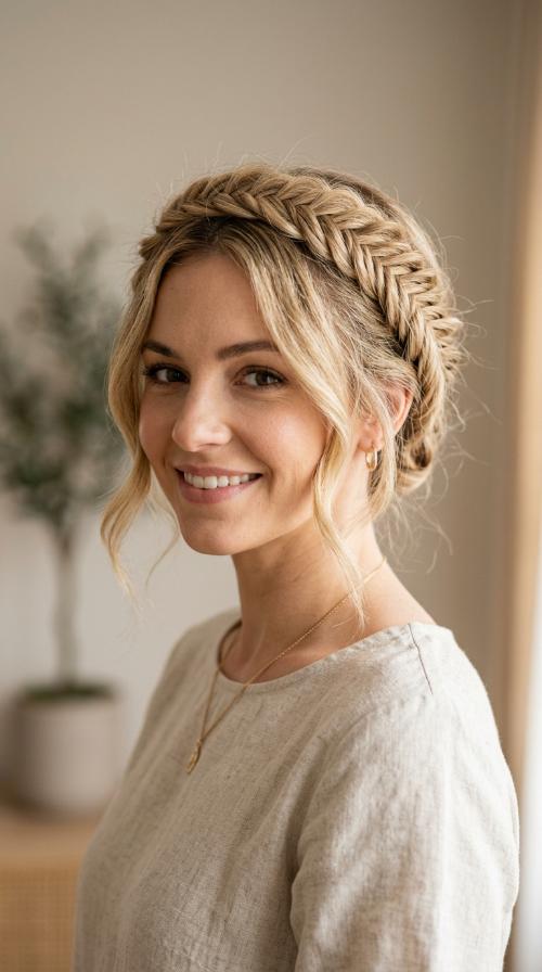 Elegant Fishtail Halo