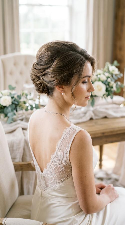 Elegant French Twist with Volume