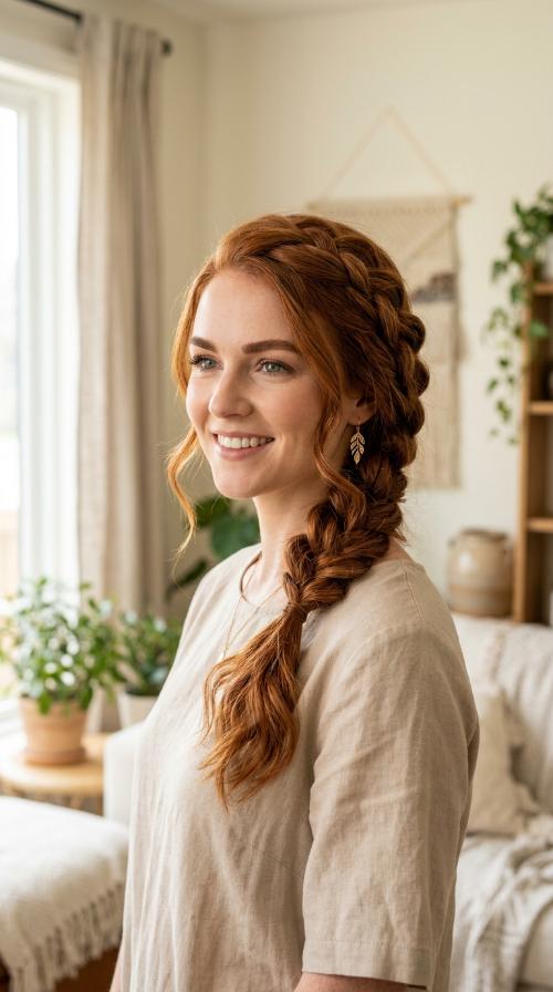 Elegant Side Braid