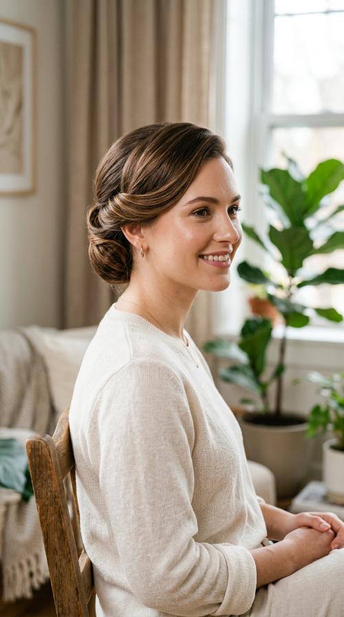 Elegant Side-Swept Roll