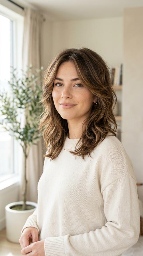 Face-Framing Wispy Layers