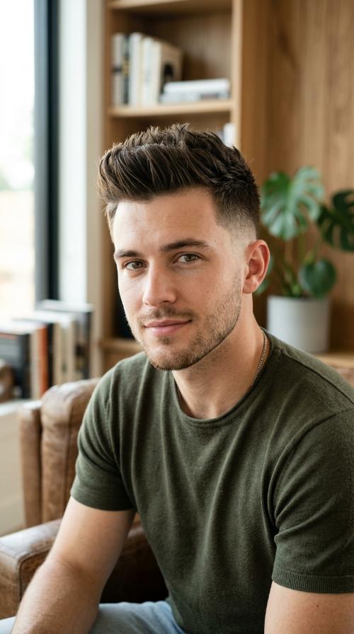 Faux Hawk with Taper