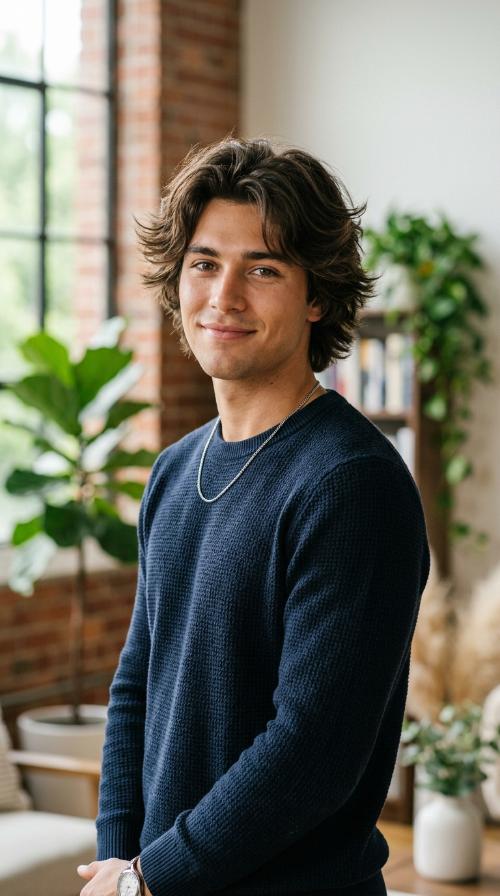 Feathered 90s Heartthrob Cut