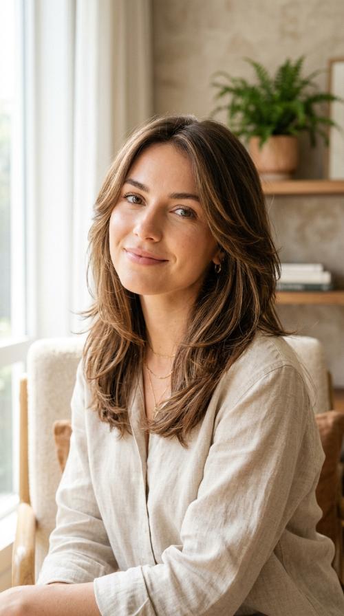 Feathered Mid-Length Layers