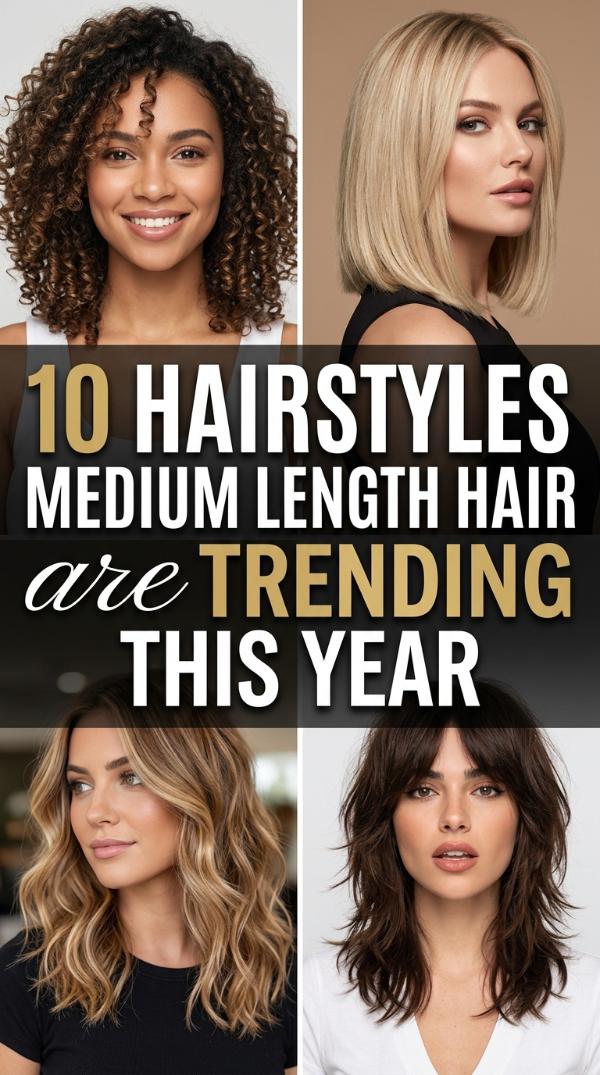10 Hairstyles for Medium Length Hair That Are Trending This Year