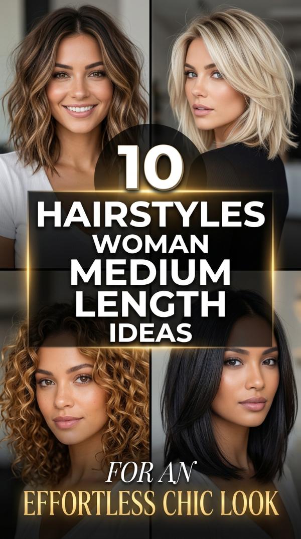 10 Hair Style Woman Medium Length Ideas for an Effortless Chic Look
