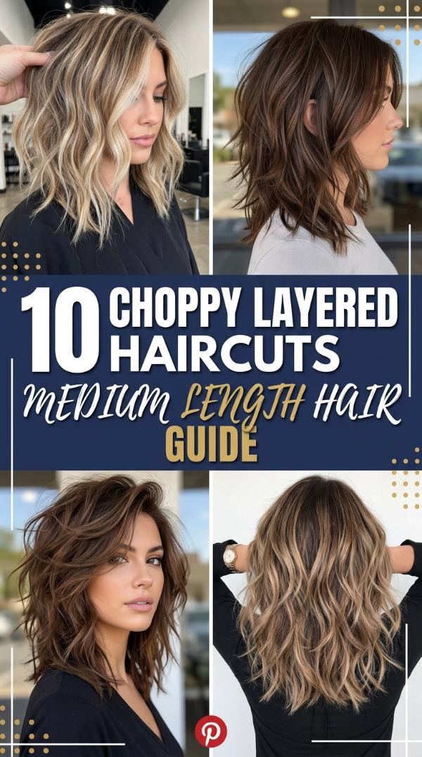 10 Choppy Layered Haircuts Medium Length Hair Guide