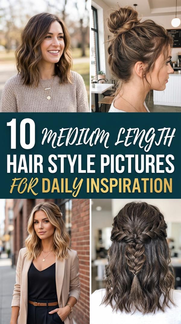 10 Medium Length Hair Style Pictures for Daily Inspiration