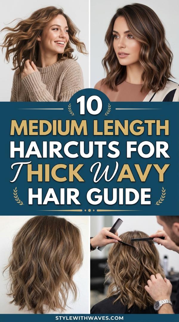 10 Medium Length Haircuts for Thick Wavy Hair Guide