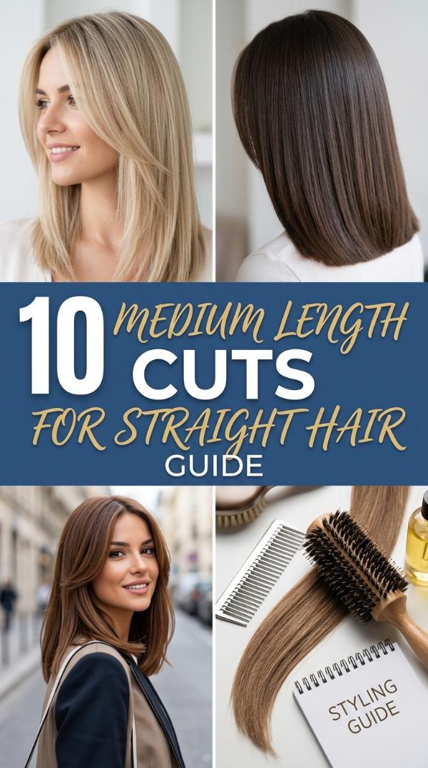 10 Medium Length Cuts for Straight Hair Guide