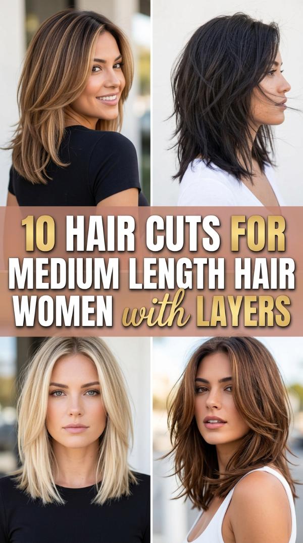 10 Hair Cuts for Medium Length Hair Women with Layers