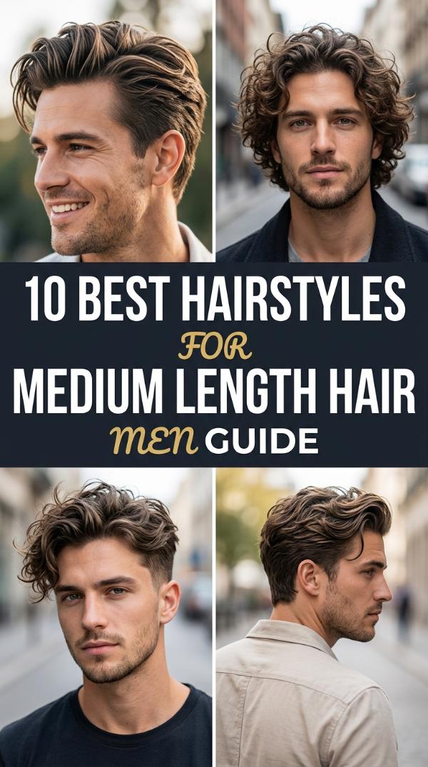10 Best Hairstyles for Medium Length Hair Men Guide