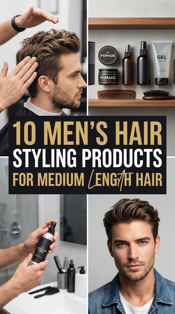 10 Men’s Hair Styling Products for Medium Length Hair