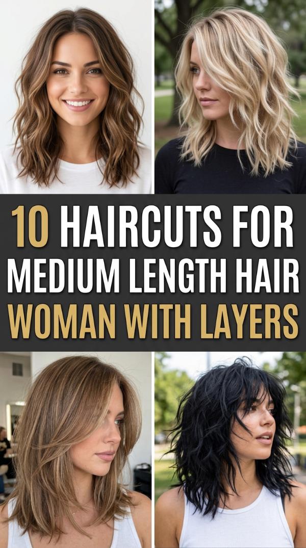 10 Haircuts for Medium Length Hair Woman with Layers