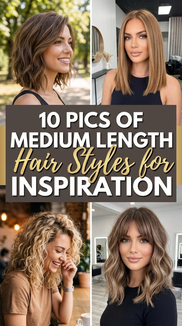 10 Pics of Medium Length Hair Styles for Inspiration