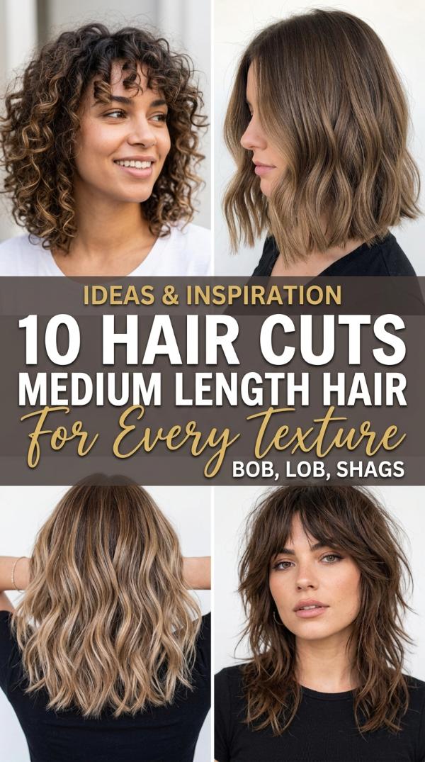 10 Hair Cuts Medium Length Hair for Every Texture