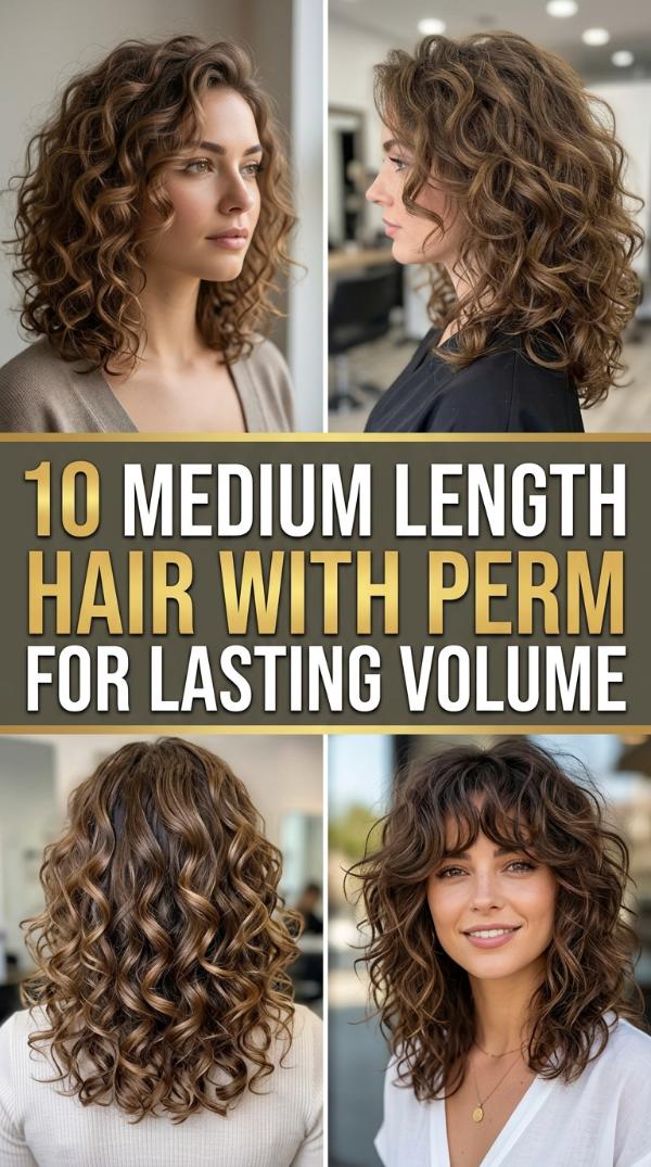 10 Medium Length Hair with Perm for Lasting Volume