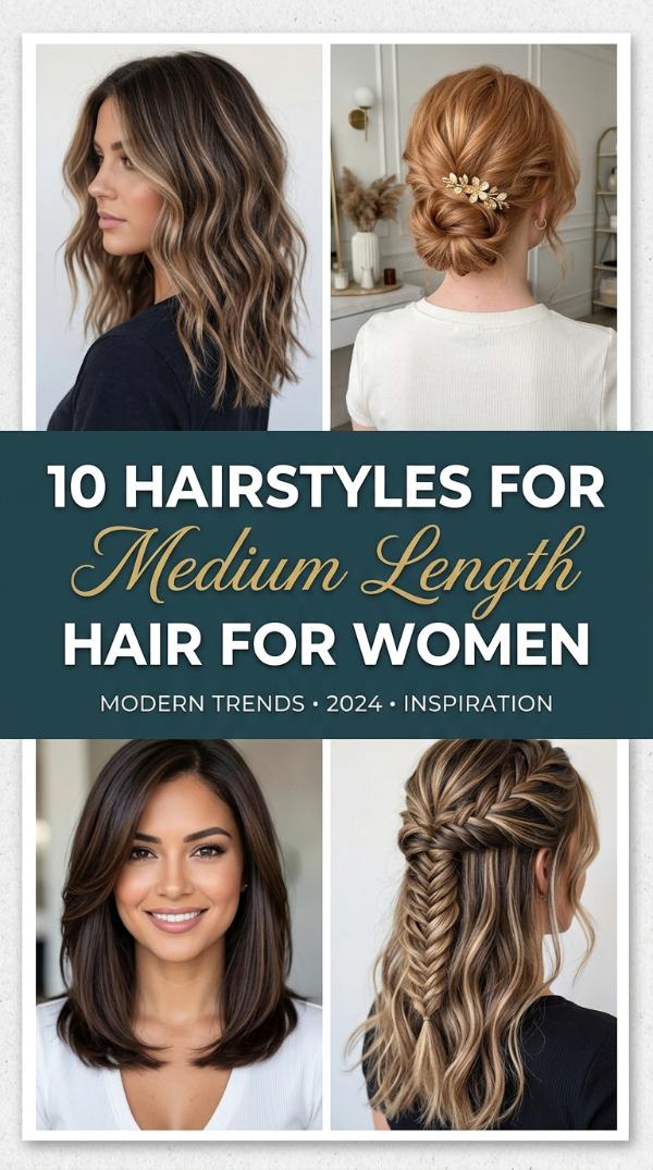 10 Hairstyles for Medium Length Hair for Women