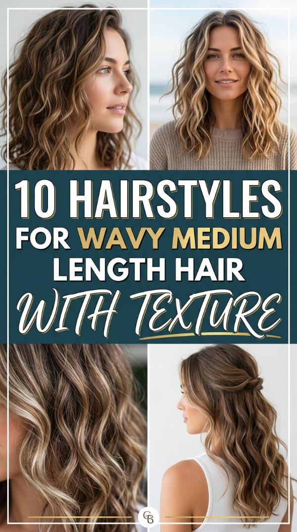 10 Hairstyles for Wavy Medium Length Hair with Texture
