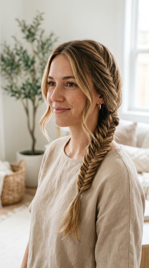 Fishtail Side Braid