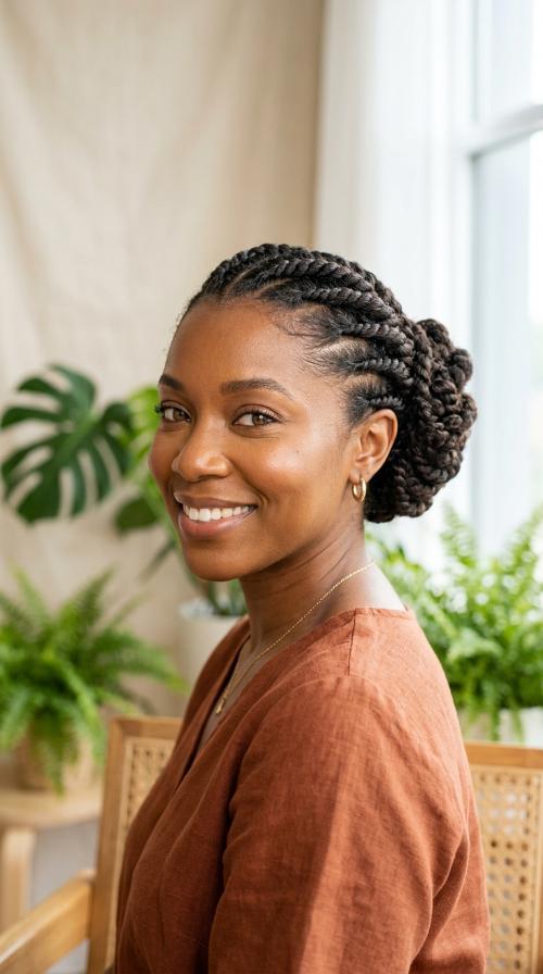 Flat Twist Updo