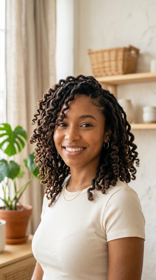Flexi-Rod Curls for Texture