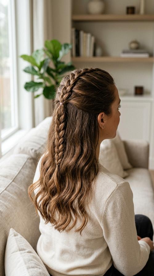 French Braid Center Strip