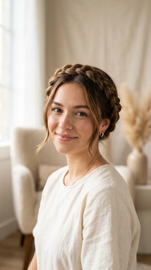 French Braid Crown