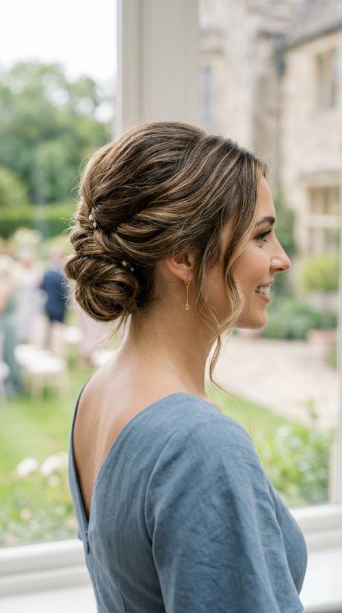 French Twist with a Modern Finish